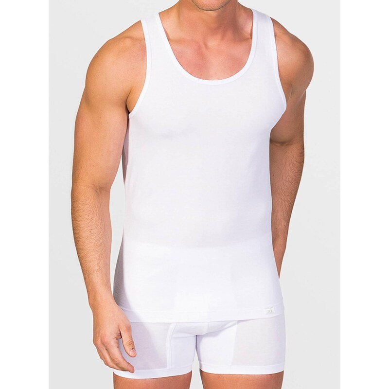 zd ZERO DEFECTS Tílko Tank top Egyptian cotton bílá