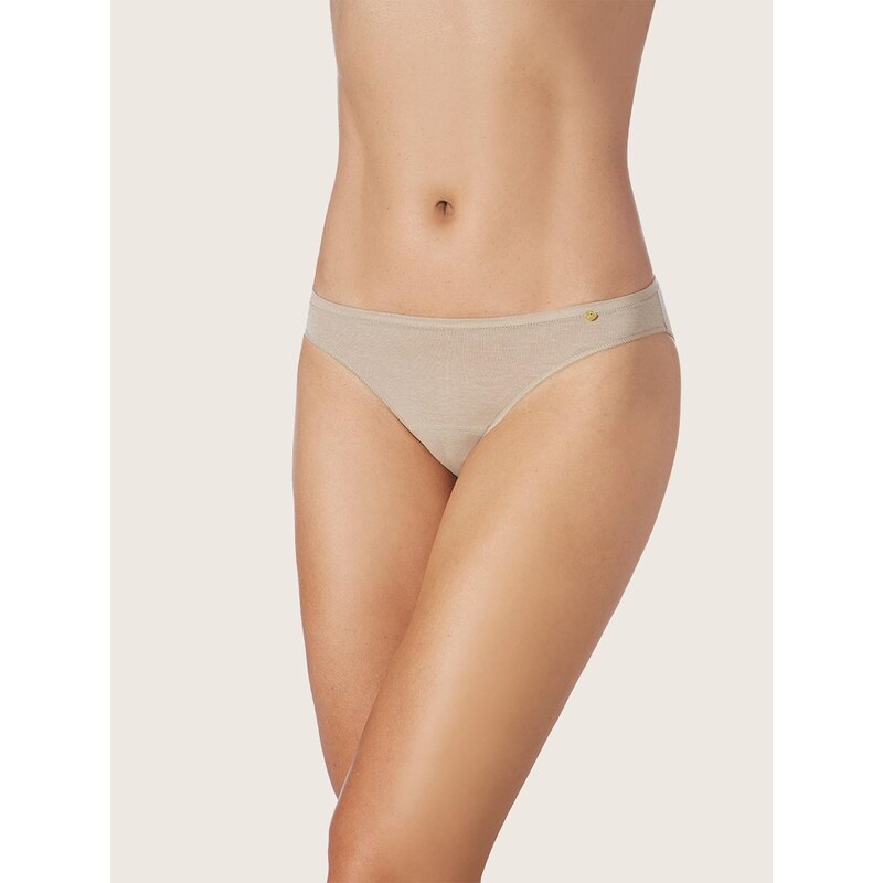 zd ZERO DEFECTS Kalhotky Venus low waist Soy fiber béžová