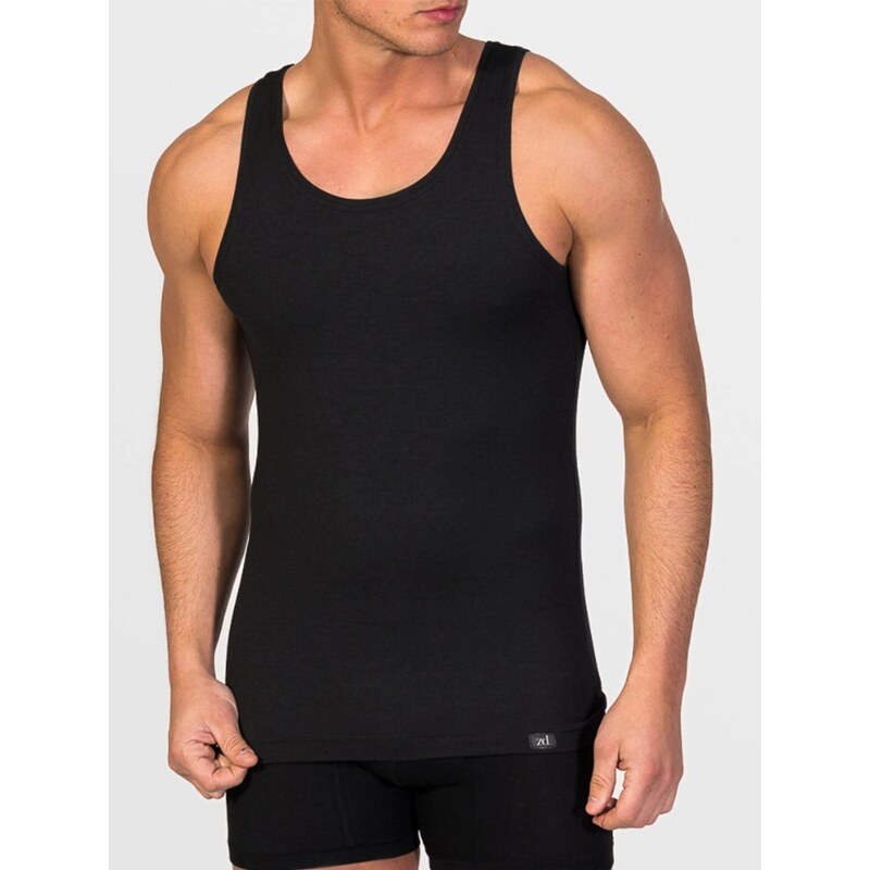zd ZERO DEFECTS Tílko Tank Top Soy fiber černá