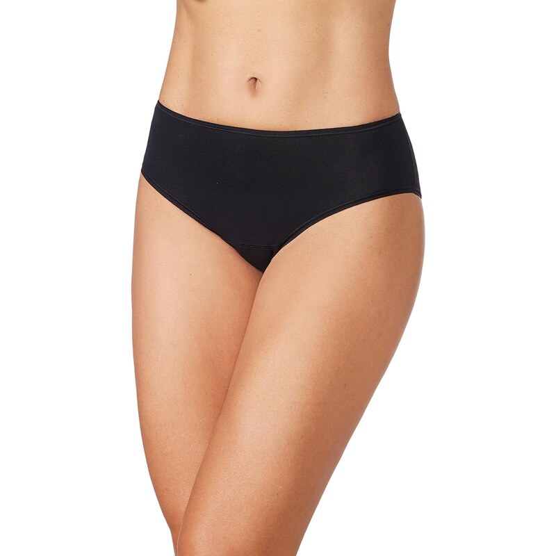 zd ZERO DEFECTS Kalhotky Aurora high waist Organic cotton černá