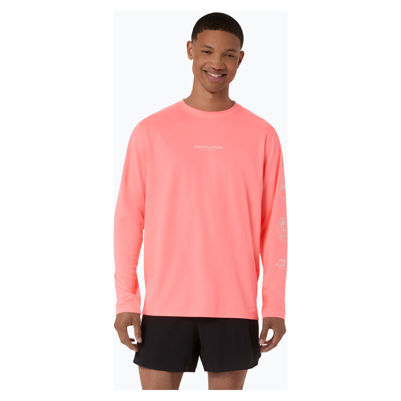 Pánské běžecké tričko Longsleeve Asics Fujitrail Logo Ls Top Sun