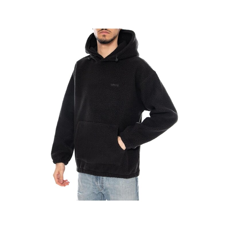 LEVIS  Mikina Cozy Up Hoodie černá