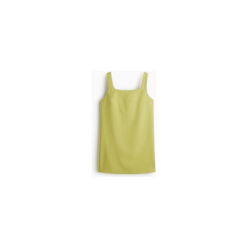 H&M - Šaty shift dress - Žlutozelená