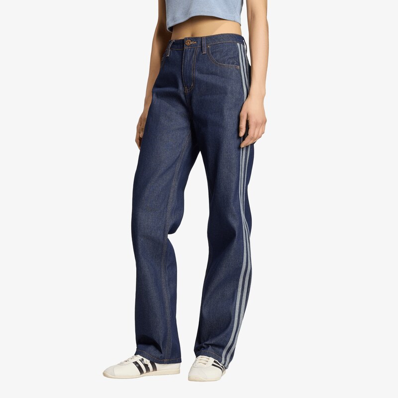 adidas Originals Džíny adidas Firebird Mid Rise Straight Denim