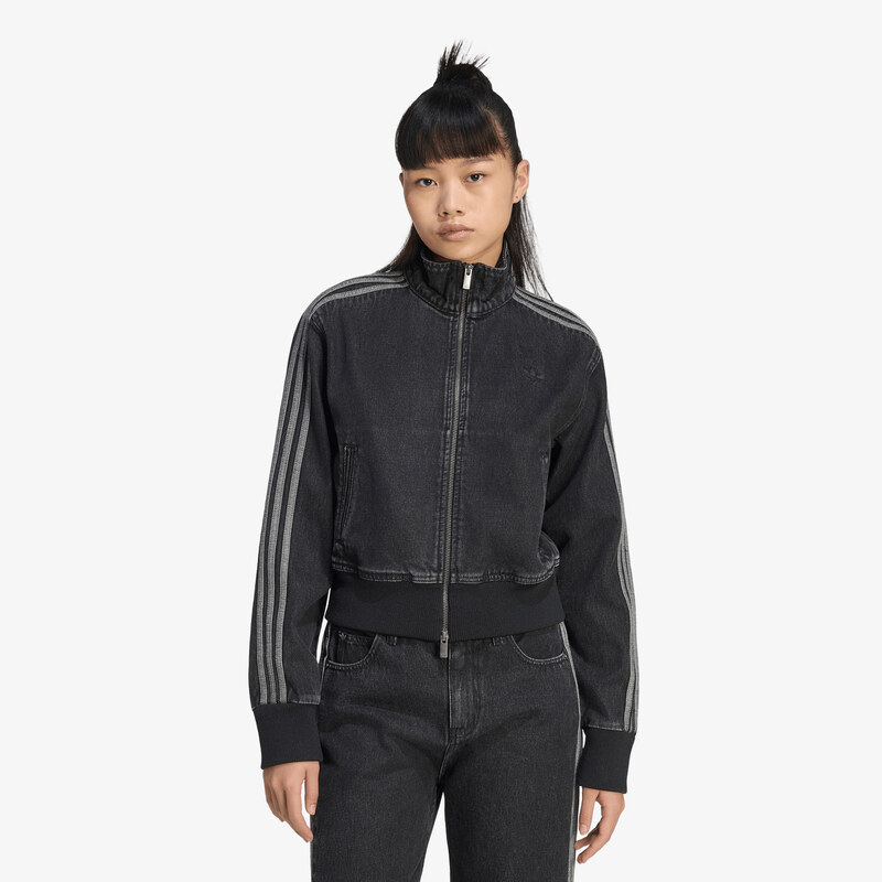 adidas Originals Bunda adidas Firebird Denim Tracktop True Black