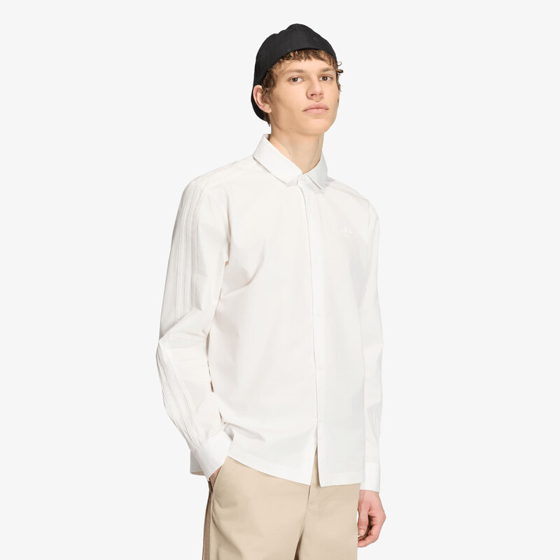 adidas Originals Košile adidas 3 Stripes Button Up Shirt Cloud