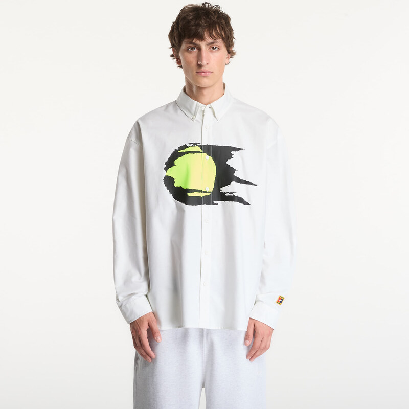 Košile Nike Club Rules Mens Long-Sleeve Oxford Top Summit White/