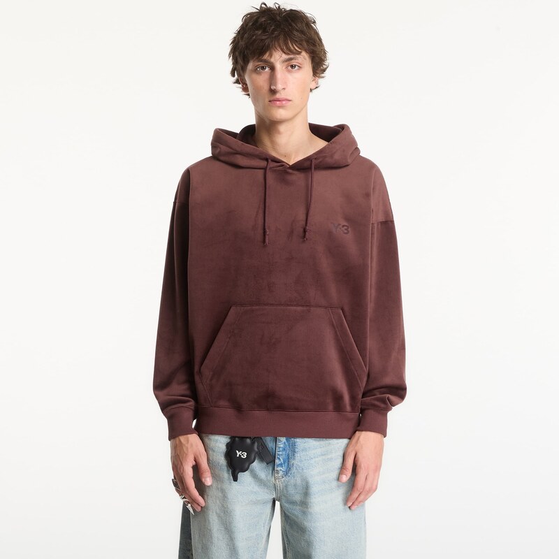 Mikina Y-3 Velvet Corduroy Hoodie UNISEX Night Red S