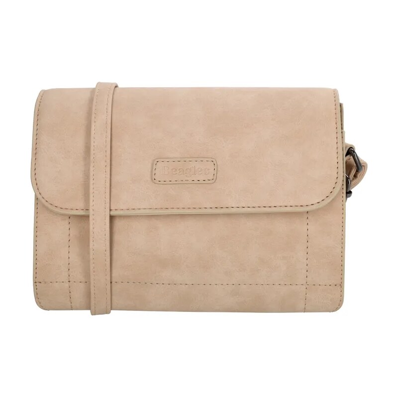 Beagles Béžová elegantní crossbody kabelka Eterna