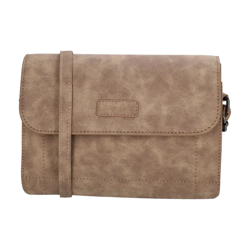 Beagles Tmavě hnědá elegantní crossbody kabelka Eterna