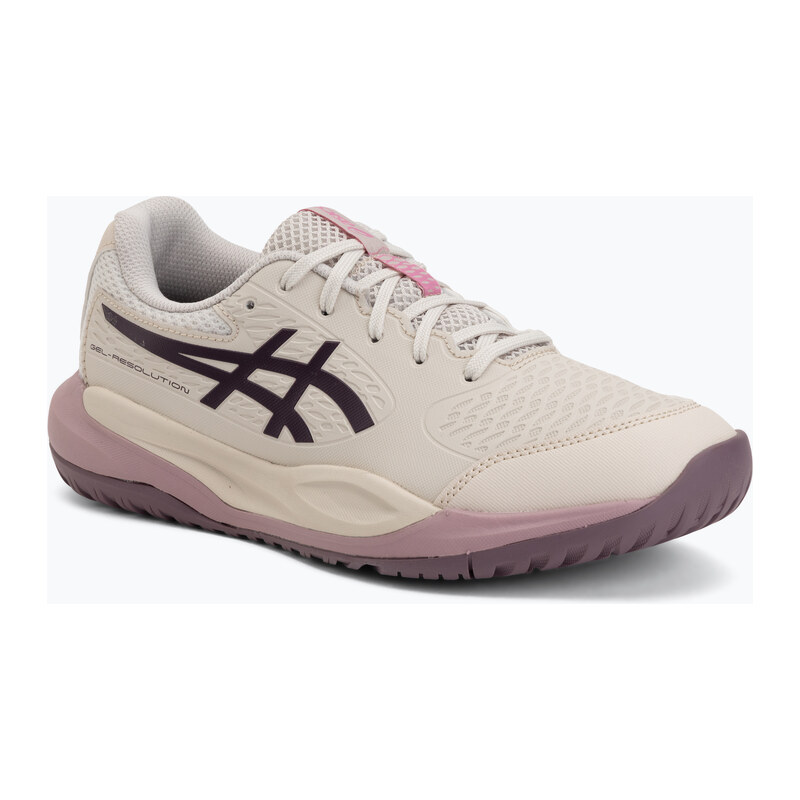 Dětské tenisové boty ASICS Gel-Resolution X GS soft oat/dark