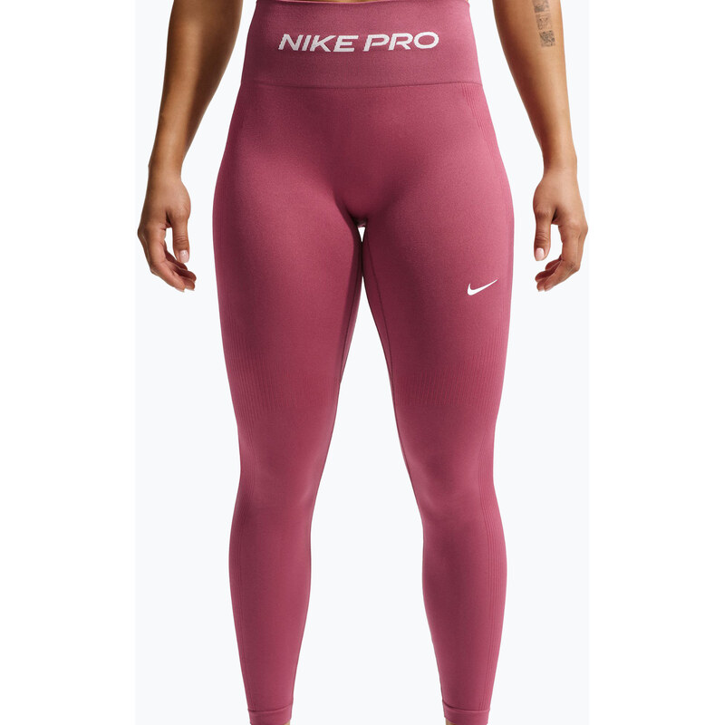 Dámské legíny Nike Pro Seamless pink smoke/white