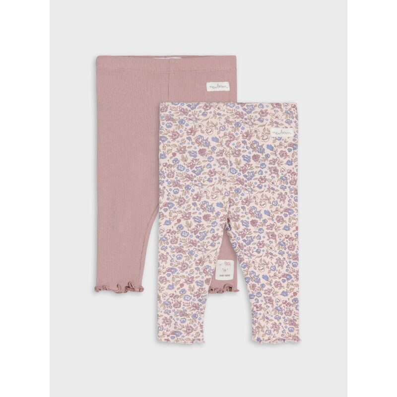 Sinsay - Bavlněné legíny z žebrovaného úpletu 2 pack -