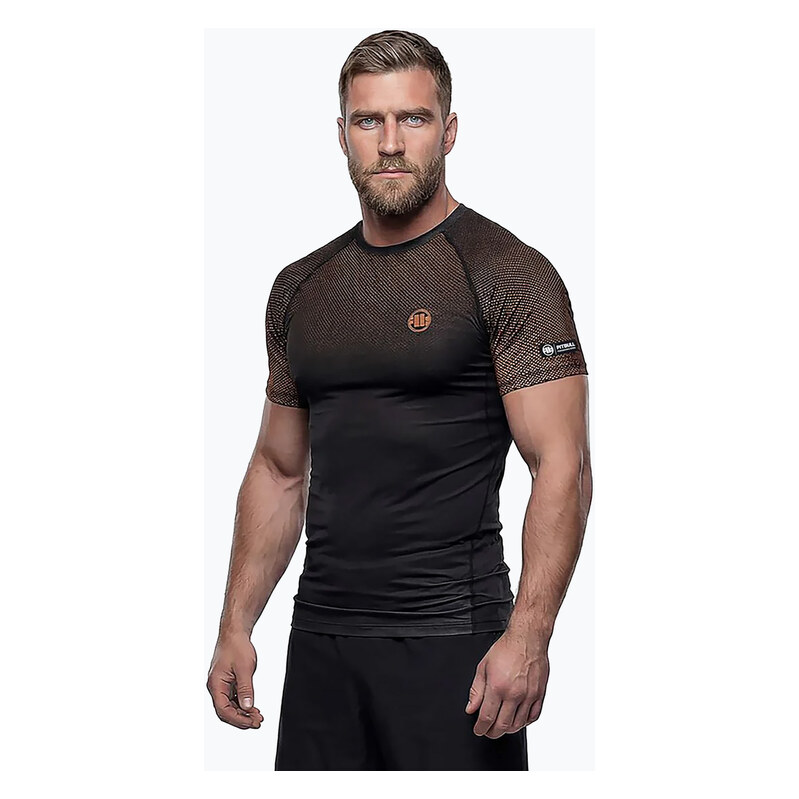 Pánský rashguard Pitbull Belt Rashguard brown
