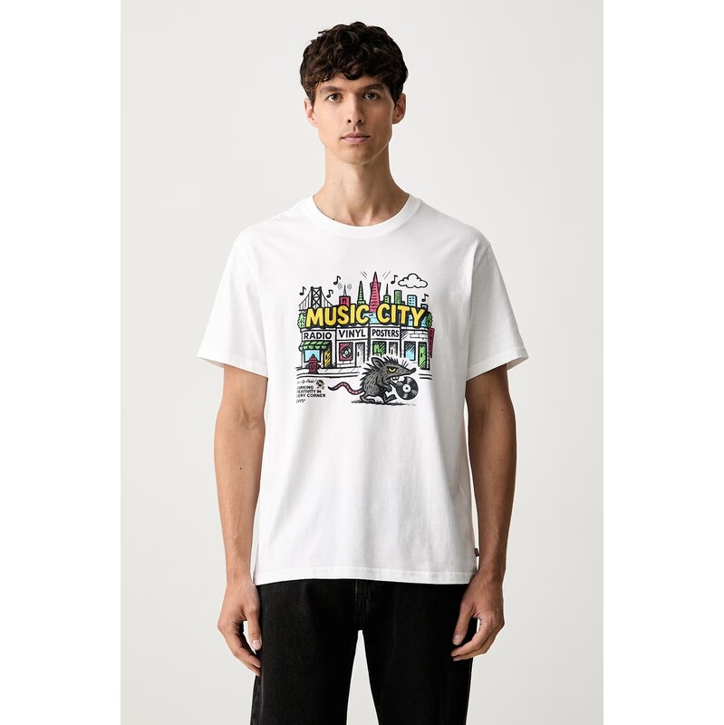 Levis tričko pánské bavlněné RELAXED FIT TEE