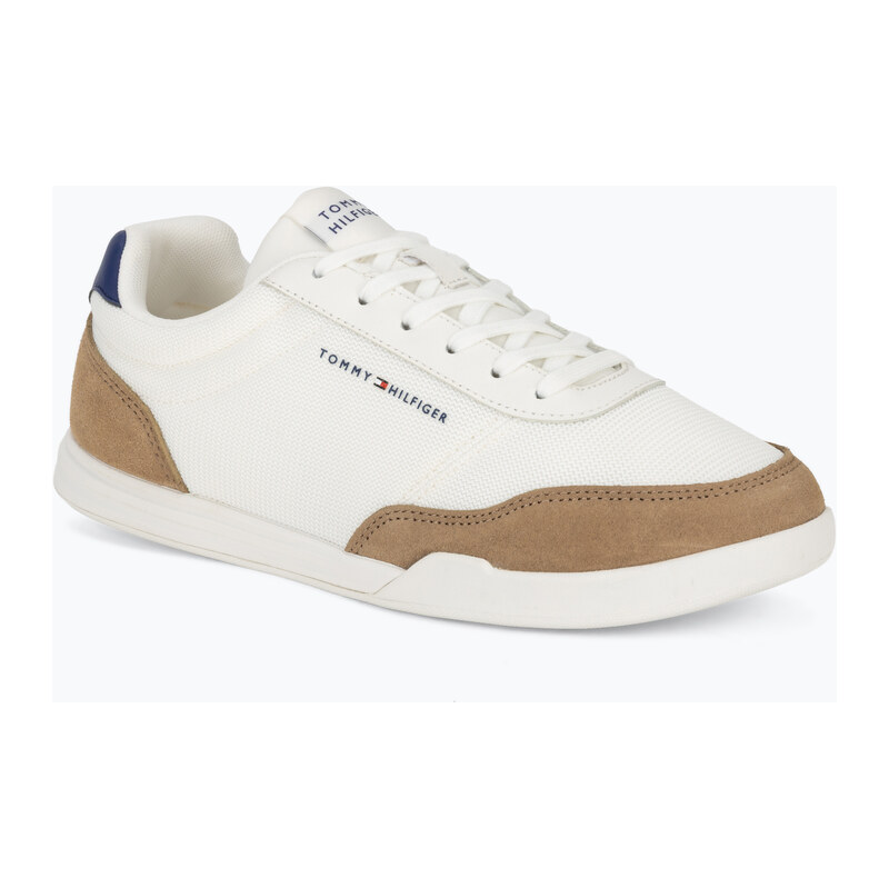Pánské boty Tommy Hilfiger Low Pro Cupsole Nylon Suede Mix ecru