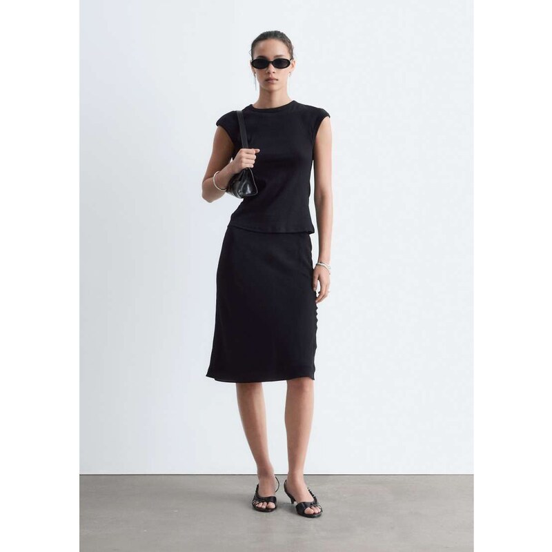 & Other Stories open black top in black
