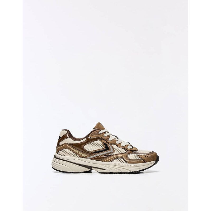 Bershka Multi-piece trainers in white