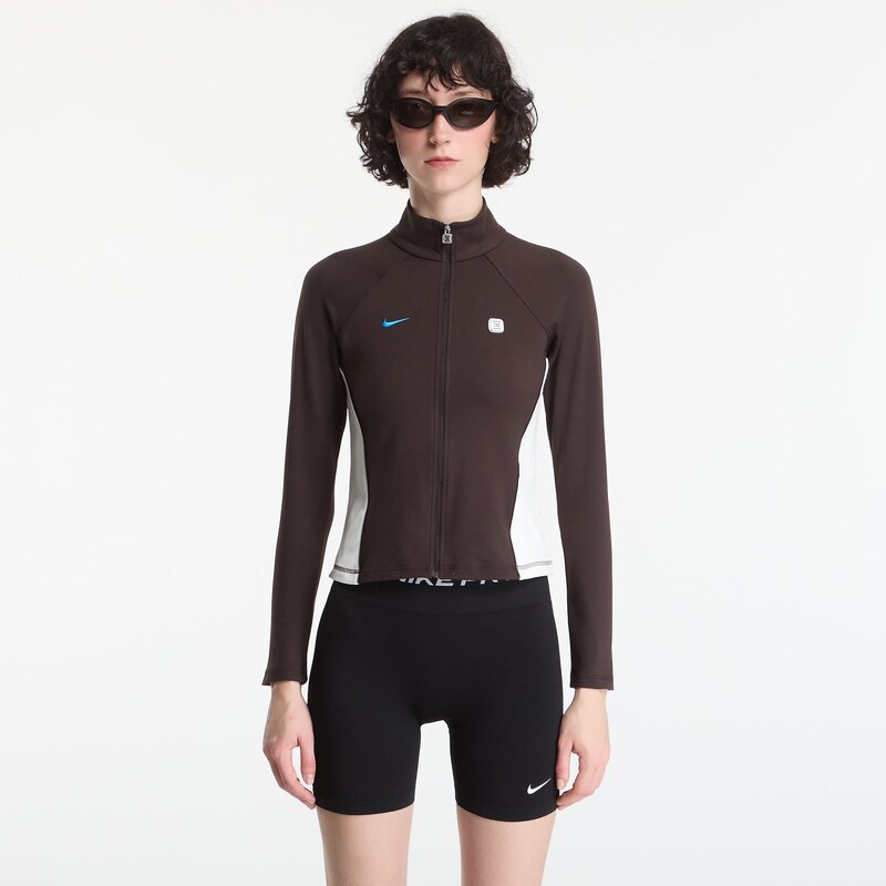 Mikina Nike Sportswear Womens Full-Zip Long-Sleeve Top Velvet