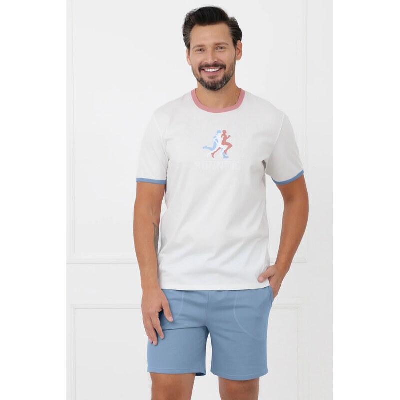 Italian Fashion pánské pyžamo Sport - bavlna