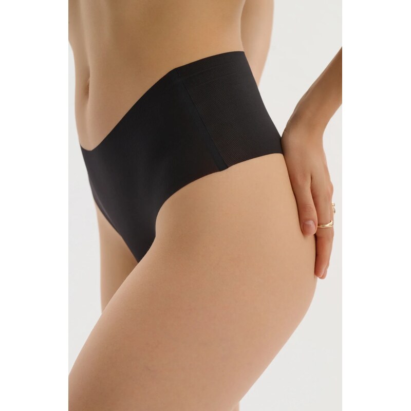 Julimex bezešvé brazilky Mousse s vyšším pasem – laserově