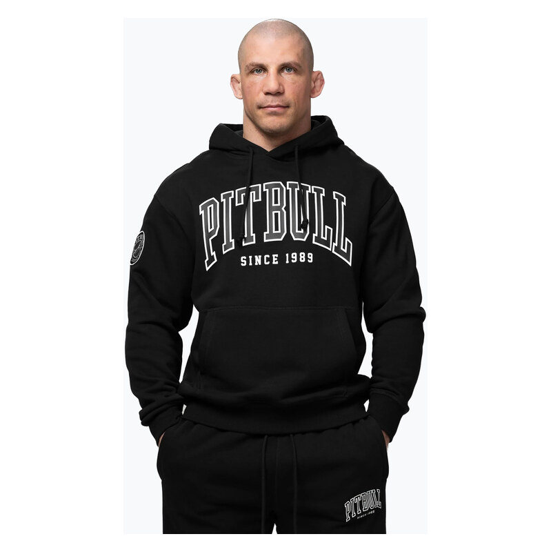 Pánská mikina Pitbull Badger Hooded black
