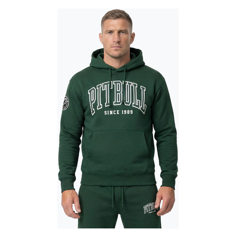 Pánská mikina Pitbull Badger Hooded hunter green