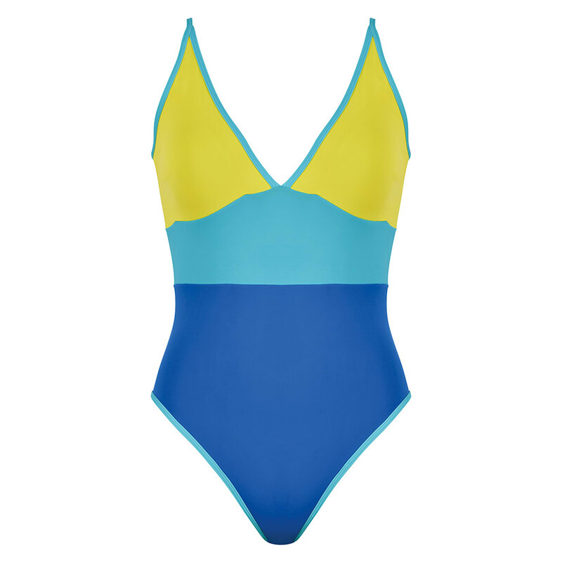 Plavky Naturana Blau/ Türkis/ Gelb 165505