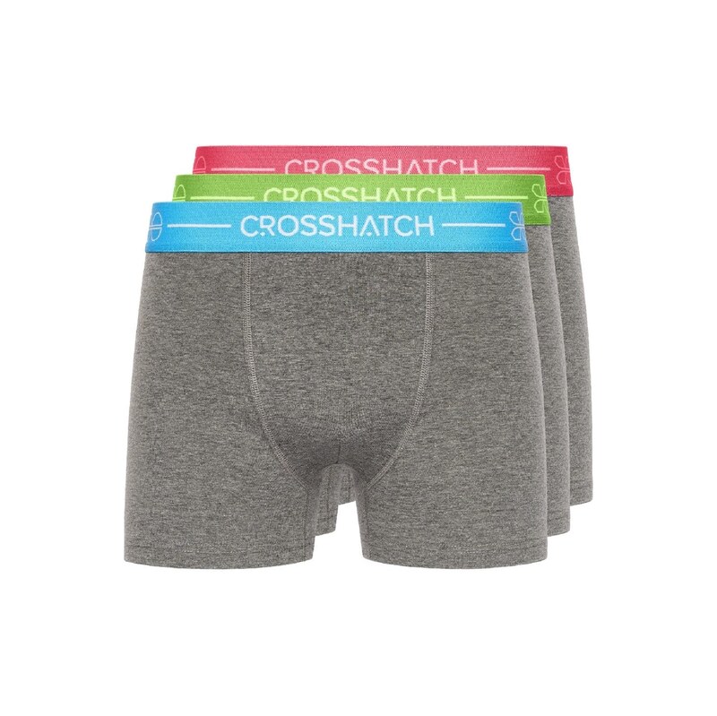 Boxerky Crosshatch Grey 113527