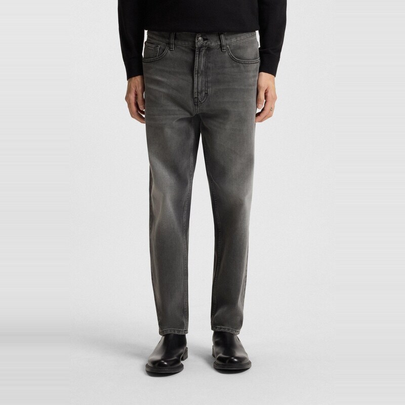 Džíny Hugo Medium Grey 6815029