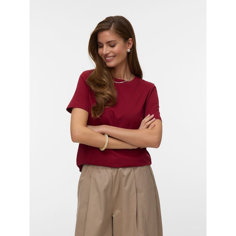 Tričko Vero Moda Bordeaux 9464292