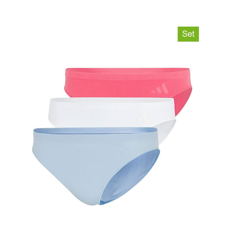 Kalhotky adidas Weiß/ Hellblau/ Pink 6105510