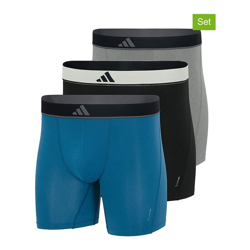 Boxerky adidas Blau/ Schwarz/ Grau 8689665