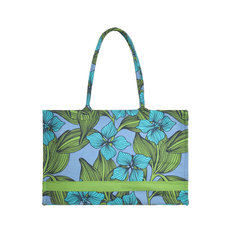 Taška BLE Hellblau/ Grün - (B)58 x (H)32 cm 362077