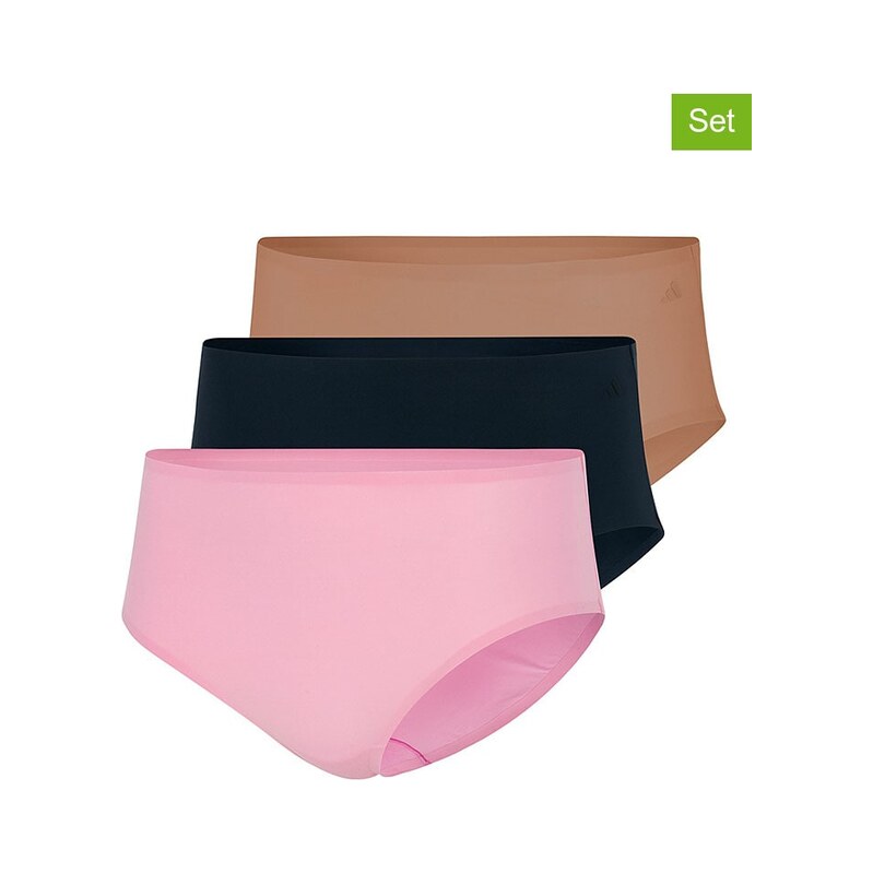 Kalhotky adidas Beige/ Schwarz/ Rosa 1283588