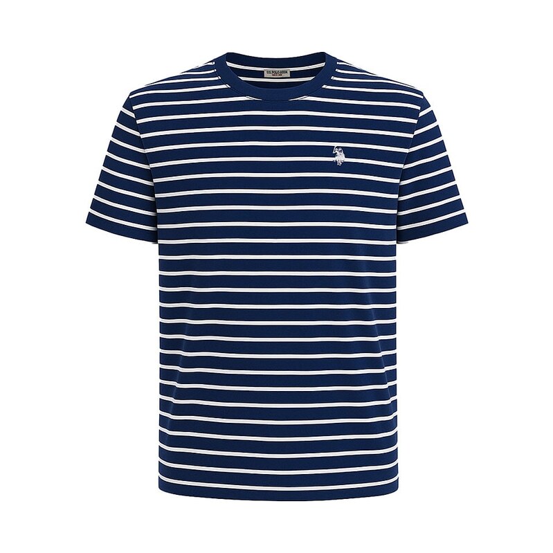 Tričko U.S. Polo Assn. Dunkelblau/ Weiß 161744