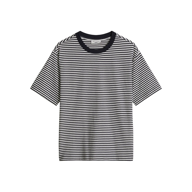 Tričko Marc OPolo Schwarz/ Weiß 3039344