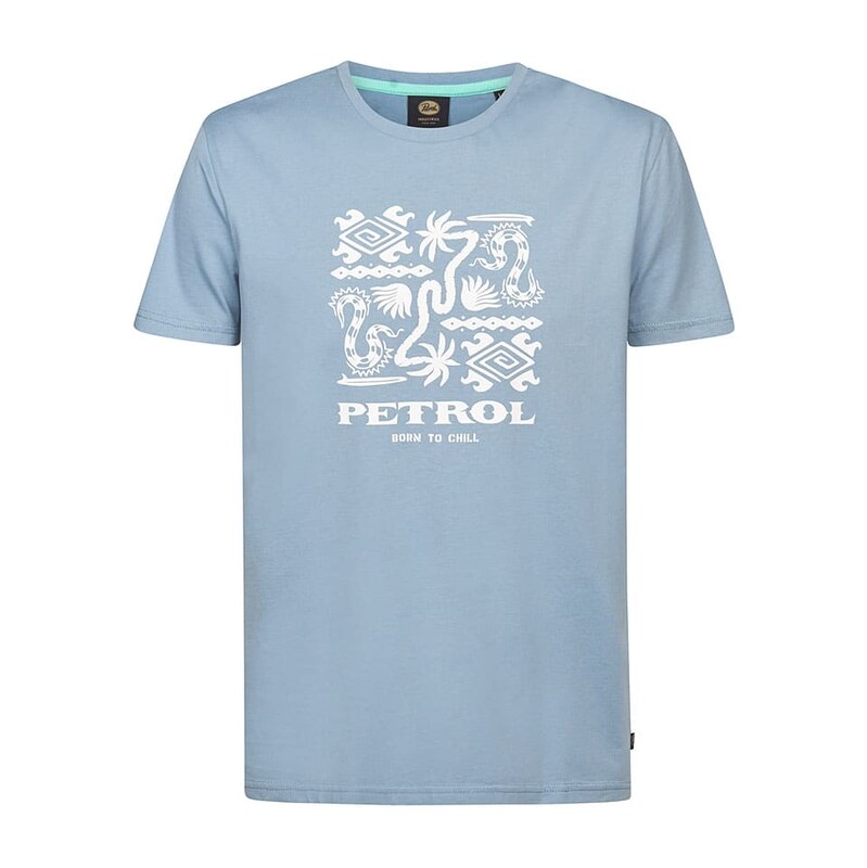 Tričko Petrol Industries Hellblau 668428