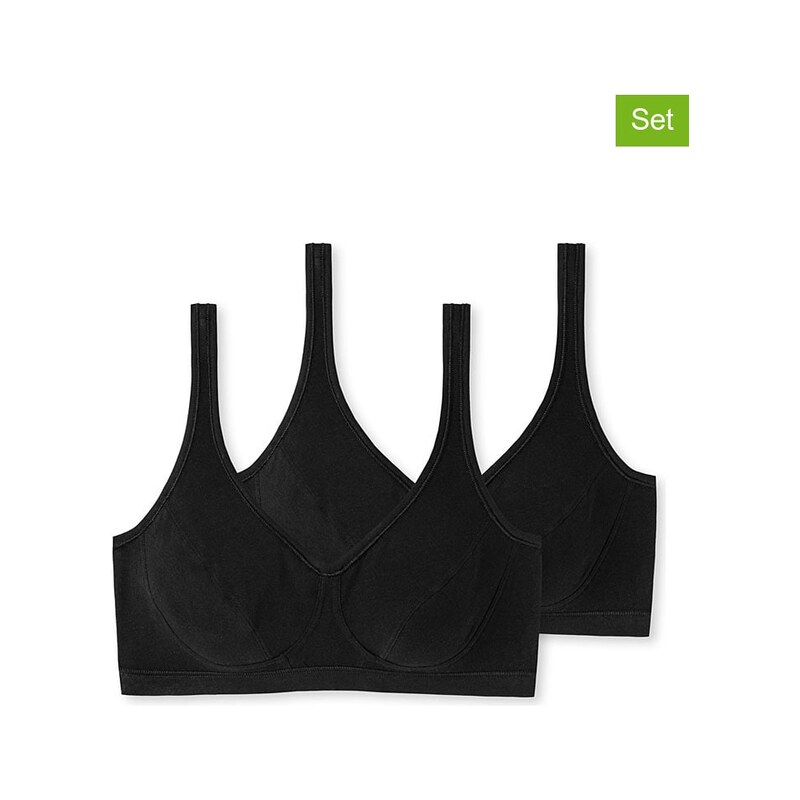 Sportovní podprsenka Schiesser Schwarz 3663105