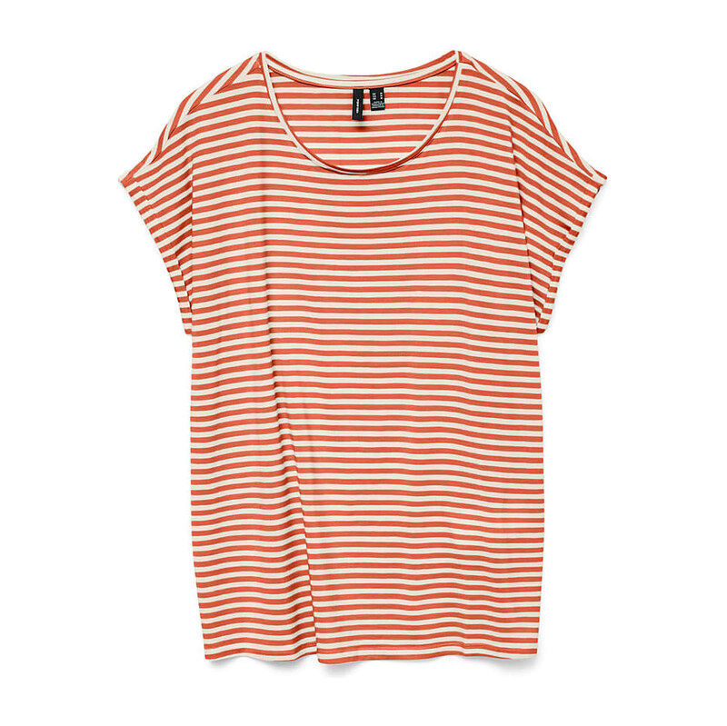 Tričko Vero Moda Orange/ Weiß 5796964