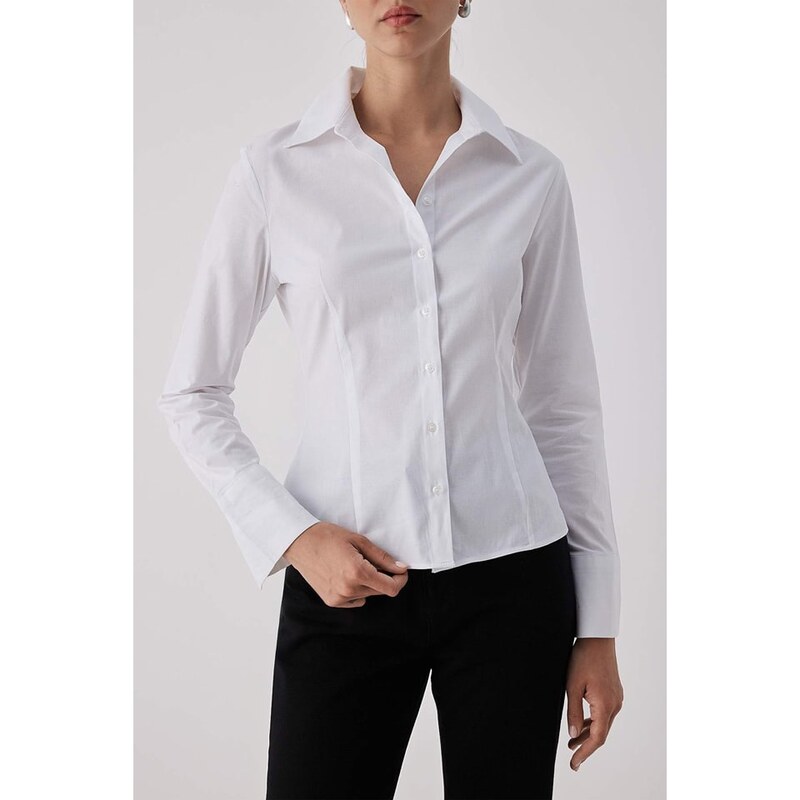Košile trendyol Weiß 9169749
