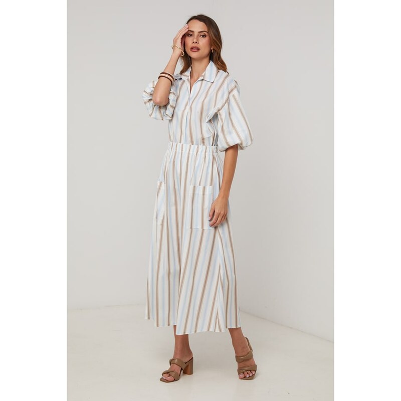 Lin Passion Hellblau/ Beige/ Creme 2779549