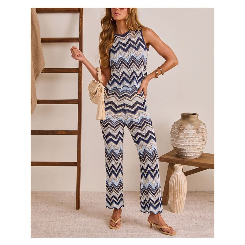 Milan Kiss Blau/ Creme 4830697
