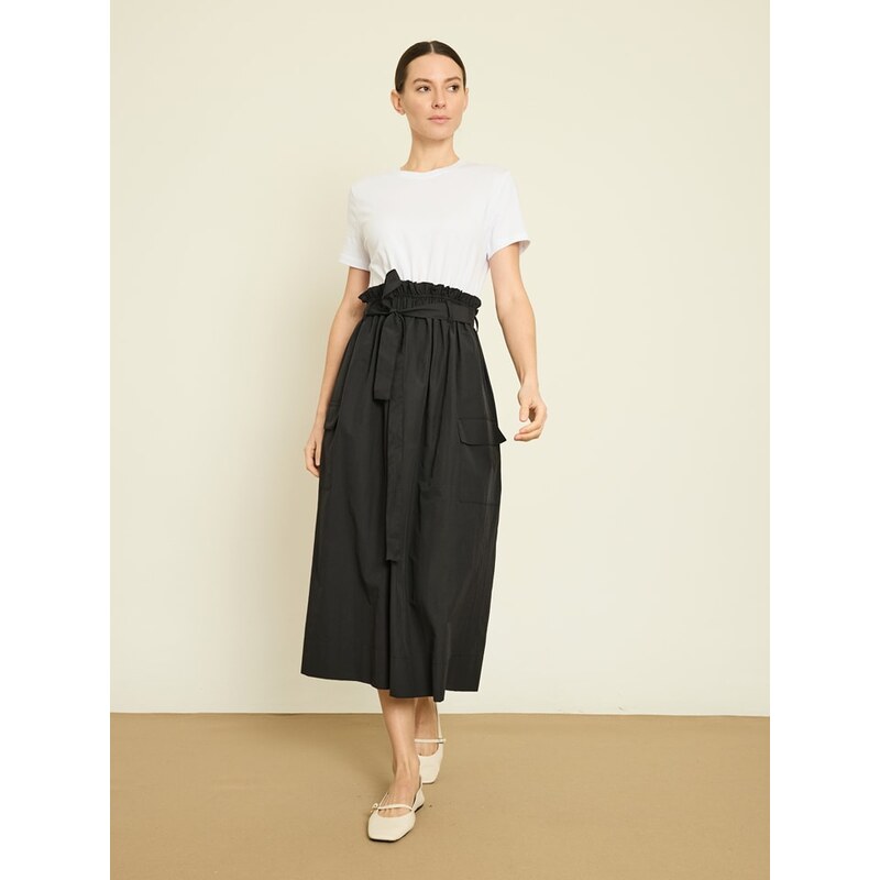 Šaty BGN Schwarz/ Weiß 6018238