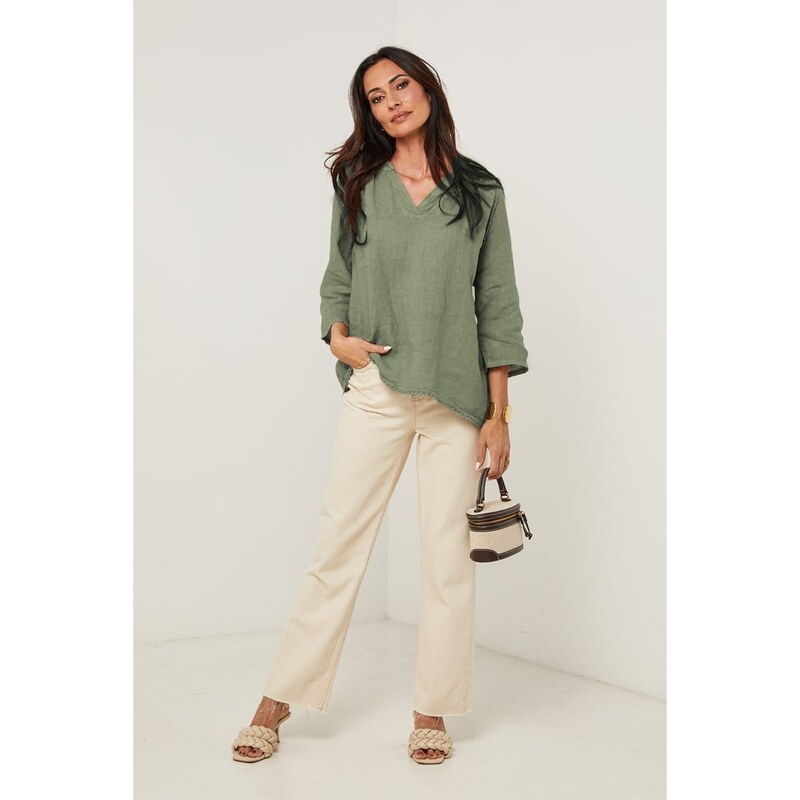 Le Monde du Lin Khaki 3006940