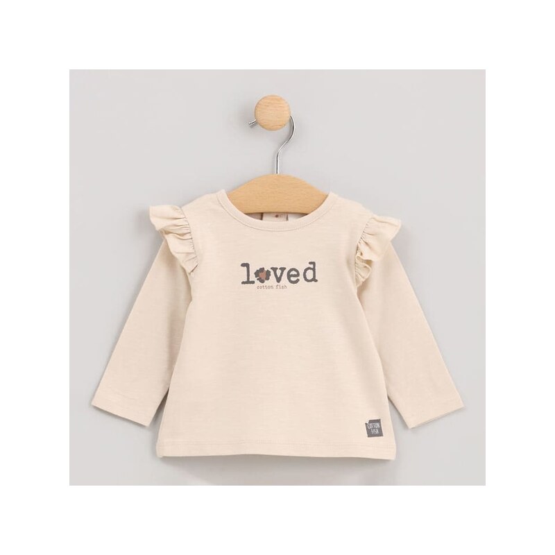 Tričko Cotton Fish Beige 470689
