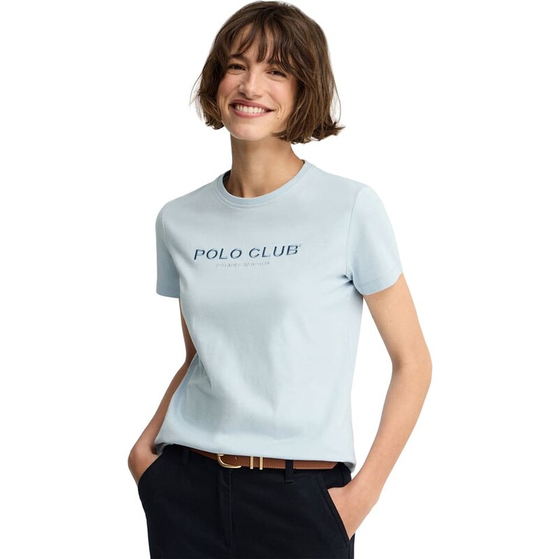 Tričko Polo Club Hellblau 4188285