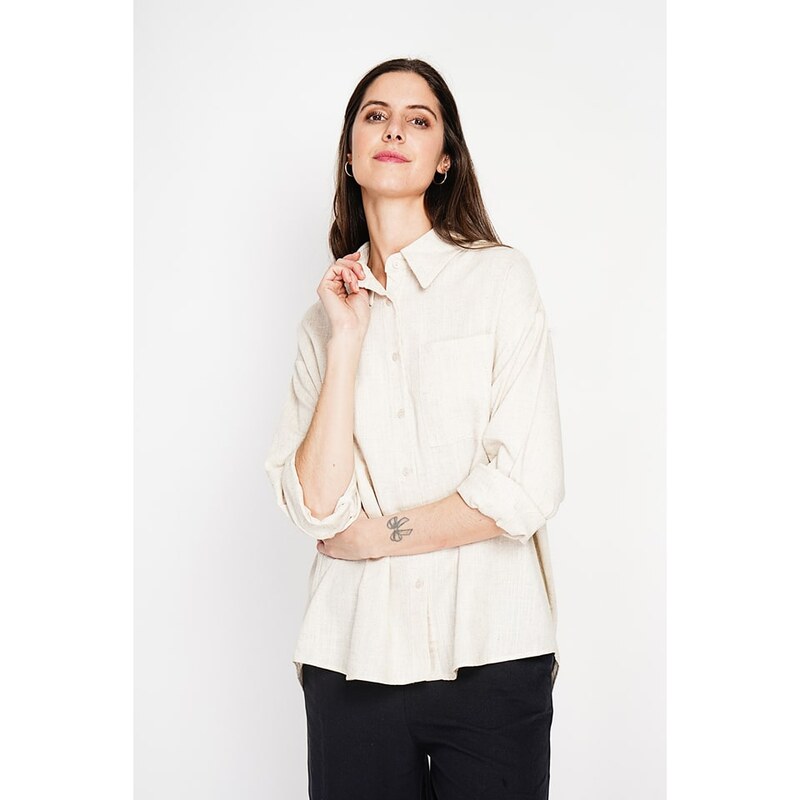 Košile Le Jardin du Lin Creme 7614602