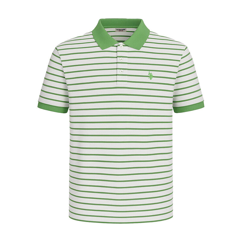 Tričko U.S. Polo Assn. Grün/ Weiß 7650611