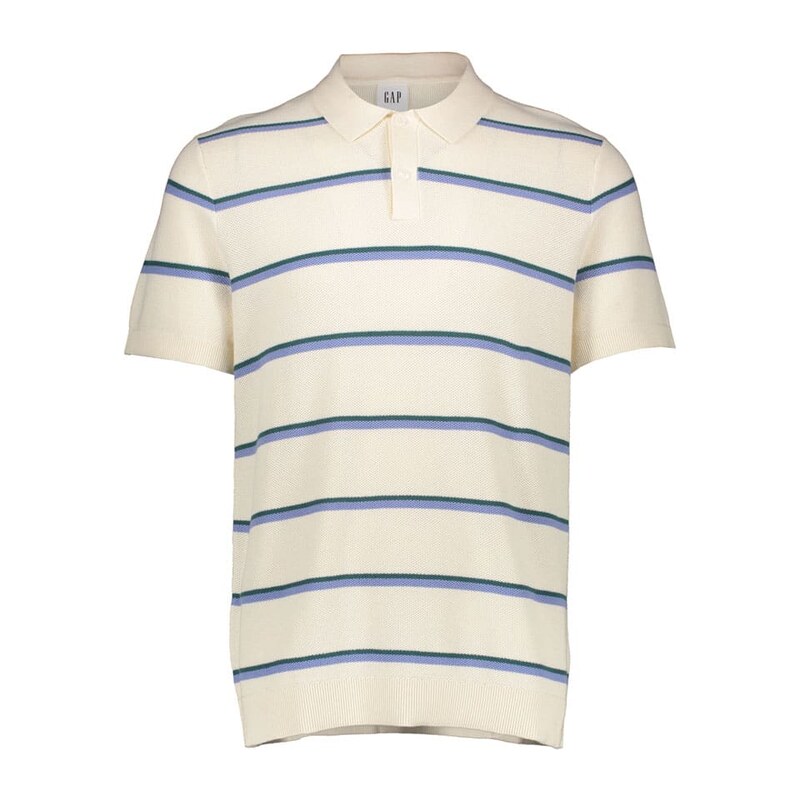 Tričko GAP Creme/ Blau 753496